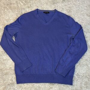 Banana Republic Purple V-Neck Sweater